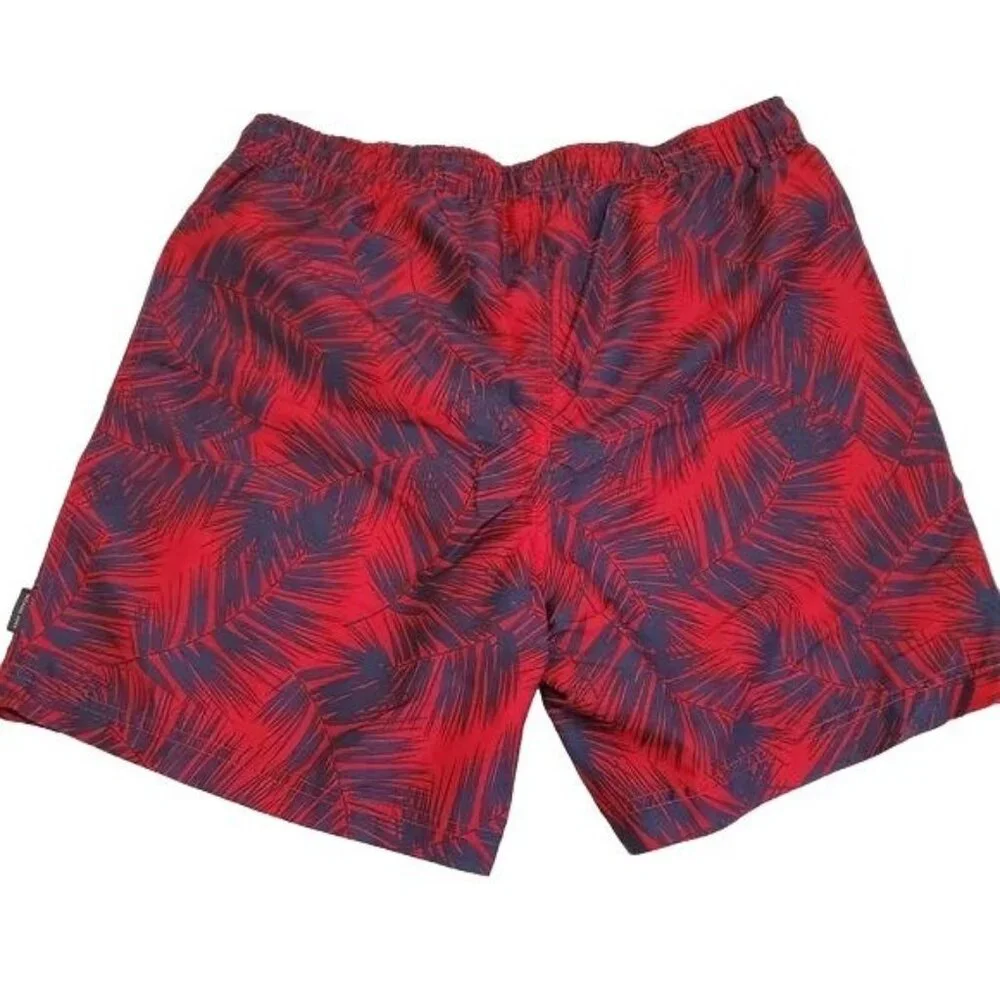 Michael Kors men's shorts mesh lined Swim trunks Red Size‎ Medium drawstring nwt